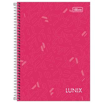 CADERNO UNIV CAPA DURA 1X1 80FLS - LUNIX - UN - TILIBRA