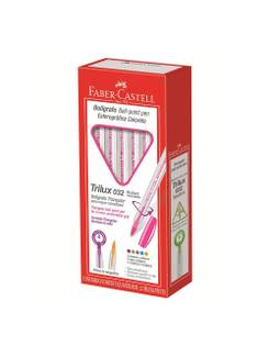 CANETA TRILUX COLORS 032 1,0MM - ROSA - CX 12 - FABER