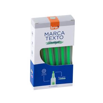 MARCA TEXTO DASHLIGHT  - VERDE - CX 12 - BRW