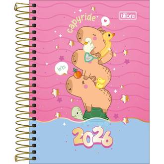 AGENDA ESPIRAL CAPYCLUB M3 - DIARIA - 393843 - UN - TILIBRA