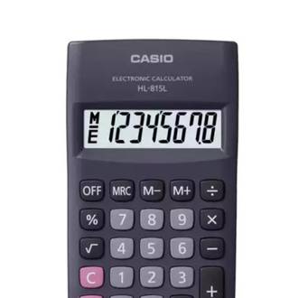 CALCULADORA BOLSO 8 DIG HL815L - PRETO - UN - CASIO