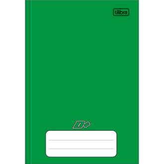 CADERNO 1/4 BROCHURA CAPA DURA 96FLS - D+ COLOR - VERDE - UN - TILIBRA