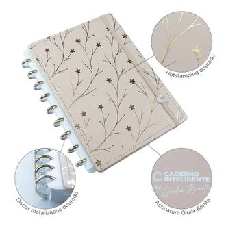 CADERNO INTELIGENTE GRANDE CIGD4381 - BY GIULIA BENITE - UN - CADERNO INTELIGENTE