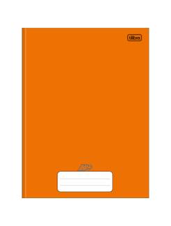 CADERNO BROCHURAO CAPA DURA 96FLS - D+ - LARANJA - UN - TILIBRA