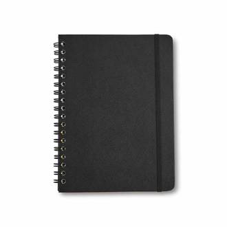 CADERNO ESPIRAL CAPA DURA CLAS 80FLS / PRETO 1804 - UN - CICERO