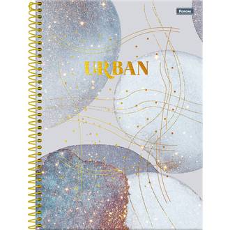 CADERNO COLEGIAL CAPA DURA 1X1 80FLS - URBAN - UN - FORONI