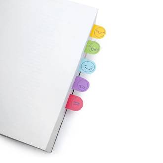 MARCADOR ADESIVO DE PAGINA 5 CORES -COLOR JOY 20F - 10119 - UN - LEO E LEO