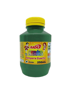 TINTA GUACHE 250ML  - VERDE - PCT 3 - RADEX