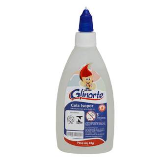 COLA PARA ISOPOR  - 85G - PCT 6 - GLINORTE
