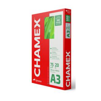 PAPEL CHAMEX 75G 500FLS - A3 - CX 5 - CHAMEX