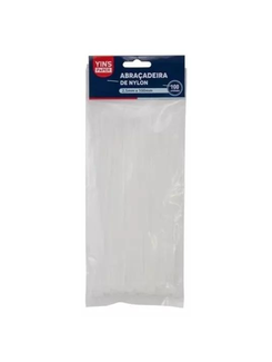 ABRACADEIRA NYLON 2,5X200 PCT-100 - YP7365 - BRANCA - UN - YINS