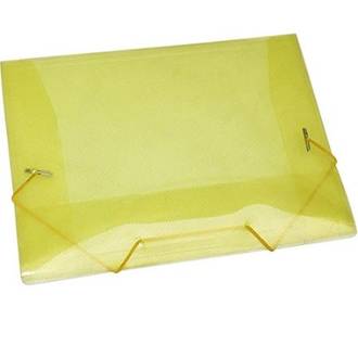PASTA ELASTICO PLASTICA 1/2 MINI-1020 - AMARELO - UN - ACP