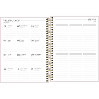 AGENDA ESPIRAL VANILLA M7 - DIARIA - UN - TILIBRA