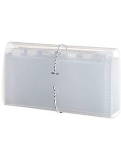 PASTA SANFONADA PORTA CHEQUES 31 DIVISORIAS - 1028 - CRISTAL - UN - ACP