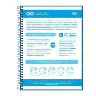 CADERNO UNIV CAPA DURA 1X1 80FLS - PAUTA AMPLIADA - NEURODIVERSIDADE - UN - TILIBRA