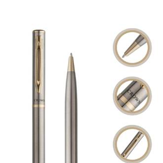 CANETA ESFEROGRAFICA CAPRICCI DI12601 - PRATA - UN - CROWN