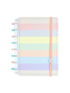 CADERNO INTELIGENTE GRANDE CIGDP5060 - ARCO-IRIS PASTEL - UN - CADERNO INTELIGENTE