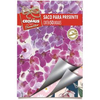 KIT SACO PARA PRESENTE C/1 FEMININO - 25x37 - UN - CROMUS