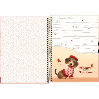 CADERNO UNIV CAPA DURA 10X1 160FLS - 397709 - BROWNIE - UN - TILIBRA