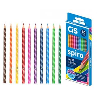 LAPIS DE COR SPIRO 12 CORES - 448002 - C/12 - UN - CIS
