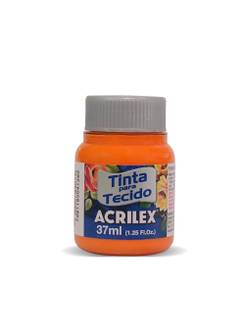 TINTA TECIDO FOSCA 37ML 04140 - LARANJA - CX 12 - ACRILEX