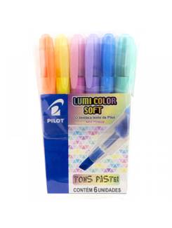 MARCA TEXTO LUMICOLOR PASTEL C/6 - UN - PILOT