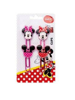 CLIPS MINNIE BLISTER C/4 - 50MM - 22396 - UN - MOLIN