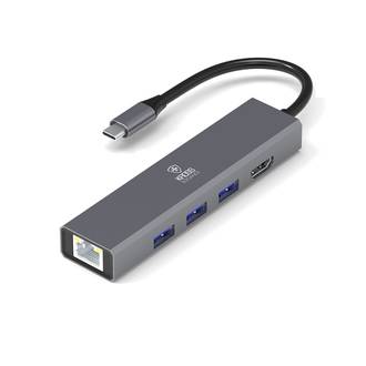 ADAPTADOR DE REDE USB-C RJ45 HDMI/USB 3.0 - UCT618 - UN - KROSS