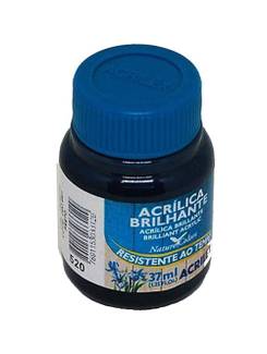 TINTA ACRILICA BRILHANTE 37ML 03340 - PRETO - CX 12 - ACRILEX