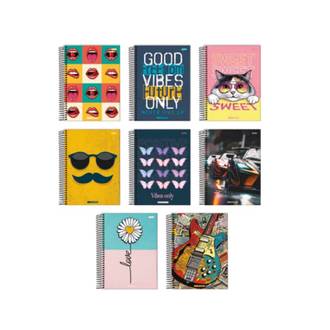 CADERNO UNIV CAPA DURA 15X1 300FLS - ON FLEEK - UN - JANDAIA