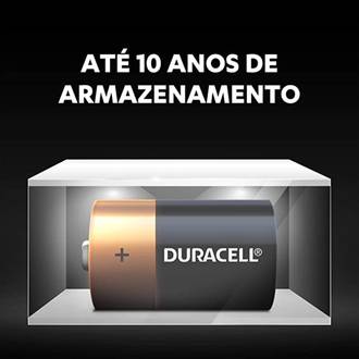 PILHA ALCALINA GRANDE D COM 2 UNIDADES - UN - DURACELL