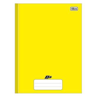 CADERNO BROCHURAO CAPA DURA 96FLS - D+ - AMARELO - PCT 5 - TILIBRA