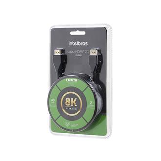 CABO HDMI 2.1 8K 2M - CH 2120 - PRETO - UN - INTELBRAS