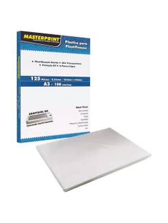 PLASTICO PARA PLASTIFICACAO A3 C/100 - 329010002 - 303X426 - UN - MASTERPRINT