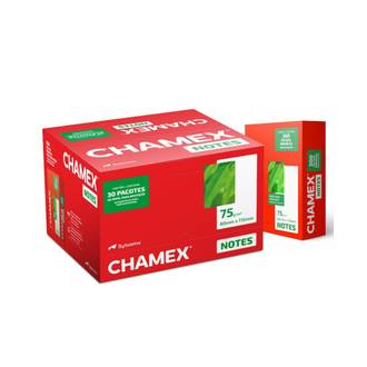 BLOCO CHAMEX NOTES 300FLS - 75G - CX 30 - CHAMEX