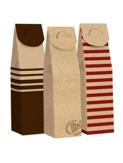 CAIXA PRESENTE PARA VINHO SORTIDO - 13004193 - 8,5x8,5x39 - UN - CROMUS