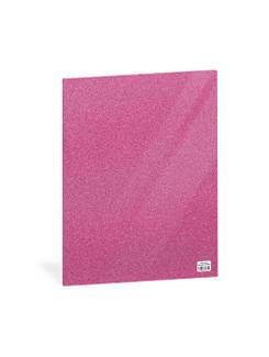 FOLHA EVA GLITTER  - PINK - PCT 10 - DUBFLEX