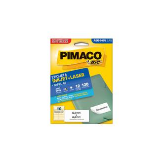 ETIQUETA INKJET/LASER A5 12FL - A5Q-3465 - 34X65 - UN - PIMACO