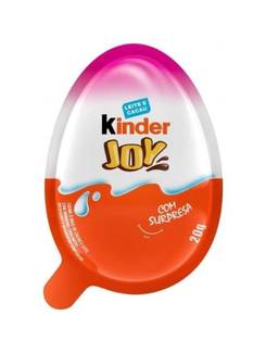 CHOCOLATE KINDER JOY 20G - ROSA - UN - FERRERO