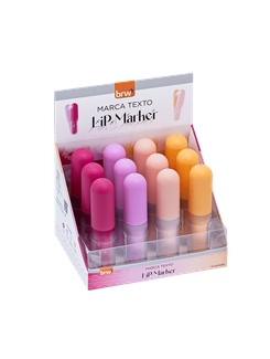 MARCA TEXTO LIP MARKER SORTIDO - CA2051 - DPL 12 - BRW