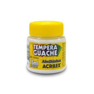 TINTA GUACHE 15ML  - BRANCO - UN - ACRILEX