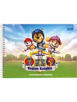 CADERNO DESENHO CAPA DURA 80FLS - ESPIRAL - PAT CANINA - UN - FORONI