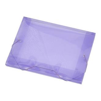 PASTA ELASTICO PLASTICA 2CM OFICIO - 1022 - LILAS - UN - ACP