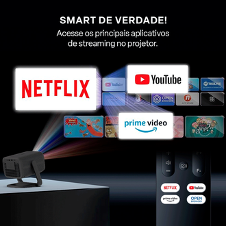 PROJETOR FULL HD PJ300N 300 LUMENS - PRETO - UN - MULTILASER