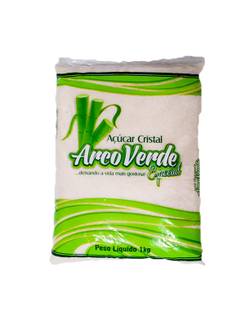 ACUCAR CRISTAL 1KG - UN - ARCO VERDE