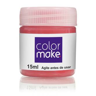 TINTA FACIAL LIQUIDA 15ML  - VERMELHO - CX 12 - COLOR MAKE