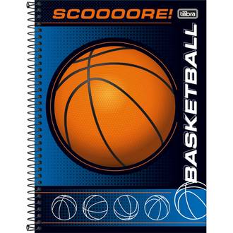 CADERNO UNIV CAPA DURA 1X1 80FLS - SCORE - PCT 4 - TILIBRA