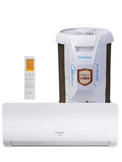 AR CONDICIONADO SPLIT HW ON/OFF  AIRVOLUTION 30000 BTUS FRIO 220V  - BRANCO - UN - MIDEA
