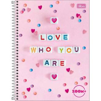 CADERNO UNIV CAPA DURA 1X1 96FLS - ZOOM+ FEM - UN - TILIBRA