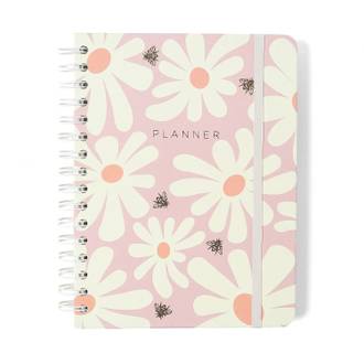 PLANNER PERMANENTE ESPIRAL A5 / MELISSA PINK BLOOMY - UN - CICERO